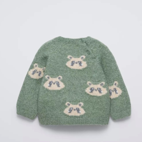 Zara Baby Raccoon Swater - Picture 2 of 12